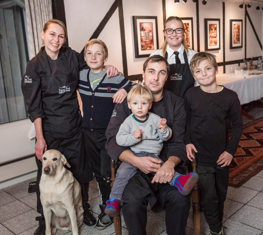 Lyng Dal Hotel Og Restaurant Ry Buitenkant foto